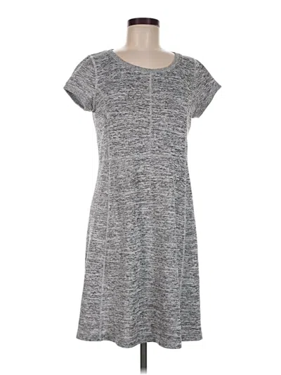 Pre-owned T By Talbots Casual Dress In Gray