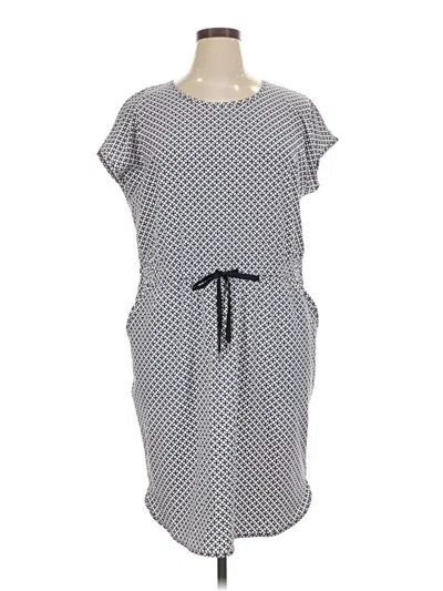 Pre-owned T By Talbots Casual Dress In Gray