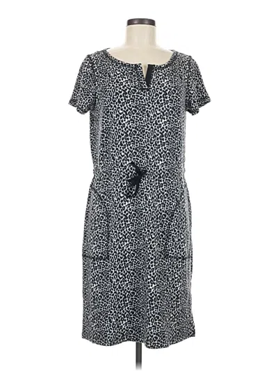 Pre-owned T By Talbots Casual Dress In Gray