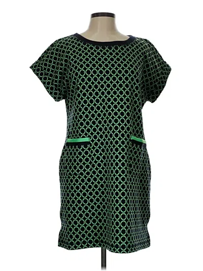 Pre-owned T By Talbots Casual Dress In Green