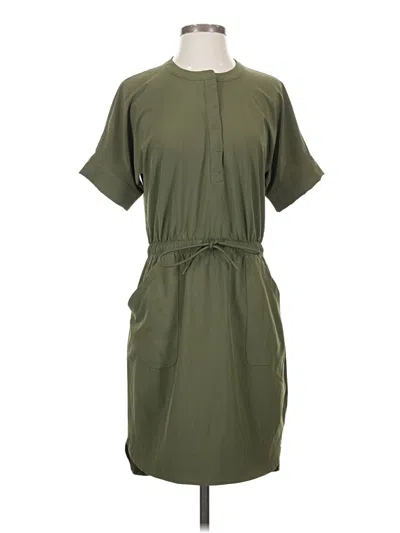 Pre-owned T By Talbots Casual Dress In Green