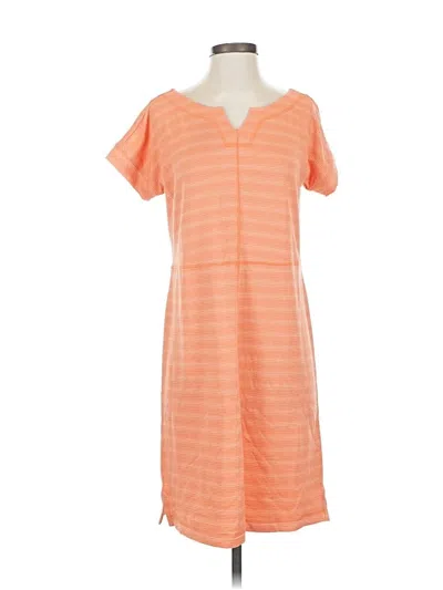 Pre-owned T By Talbots Casual Dress In Orange