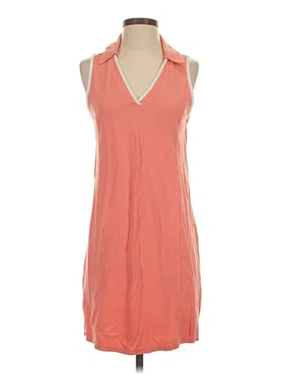 Pre-owned T By Talbots Casual Dress In Orange