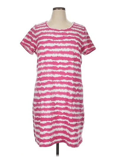 Pre-owned T By Talbots Casual Dress In Pink