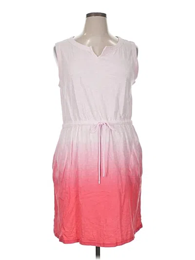 Pre-owned T By Talbots Casual Dress In Pink