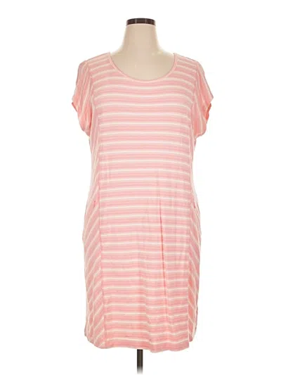 Pre-owned T By Talbots Casual Dress In Pink