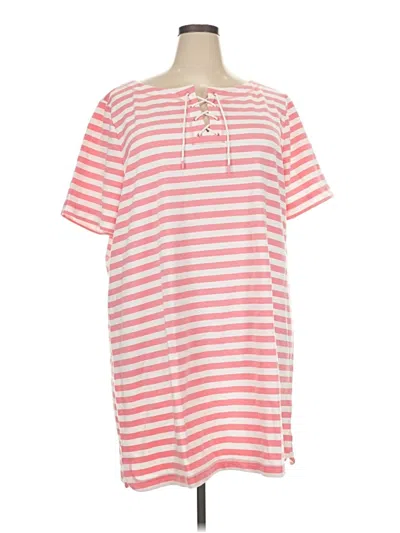 Pre-owned T By Talbots Casual Dress In Pink