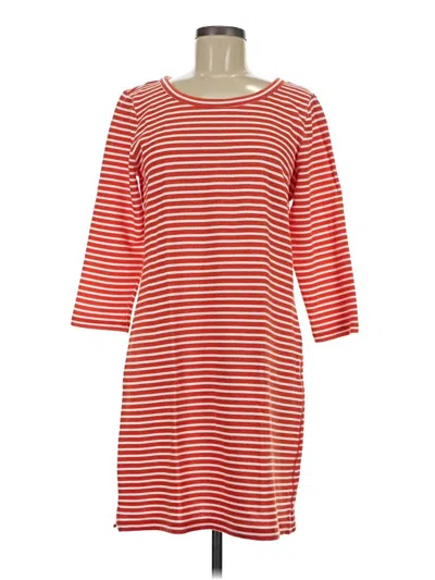 Pre-owned T By Talbots Casual Dress In Red