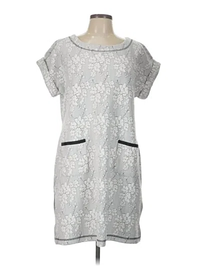 Pre-owned T By Talbots Casual Dress In Silver