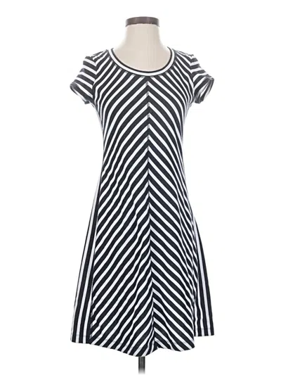 Pre-owned T By Talbots Casual Dress In Silver