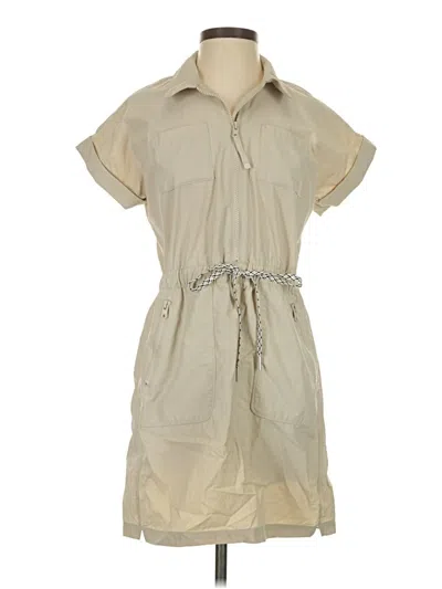 Pre-owned T By Talbots Casual Dress In Tan
