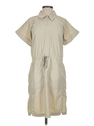 Pre-owned T By Talbots Casual Dress In Tan