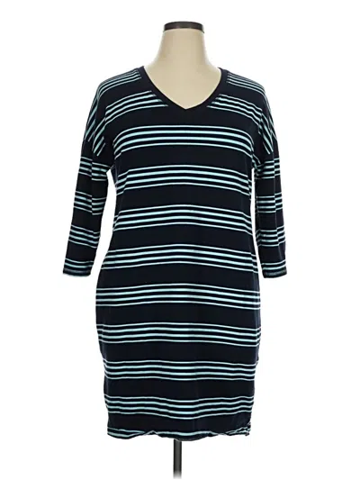 Pre-owned T By Talbots Casual Dress In Teal