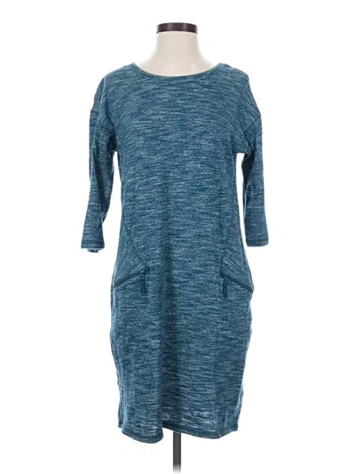 Pre-owned T By Talbots Casual Dress In Teal