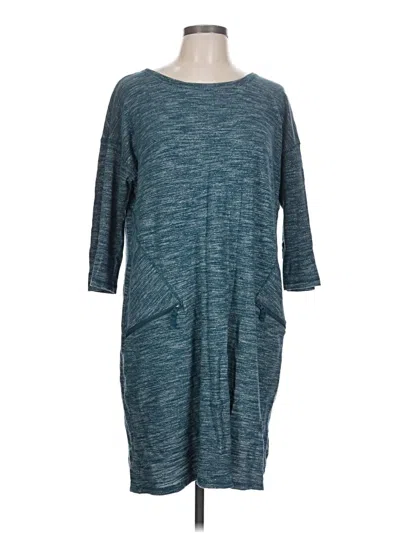 Pre-owned T By Talbots Casual Dress In Teal