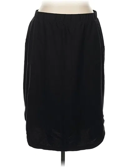 Pre-owned T By Talbots Casual Skirt In Black