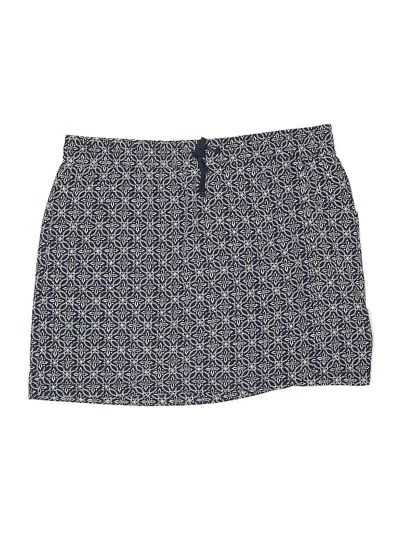 Pre-owned T By Talbots Casual Skirt In Blue