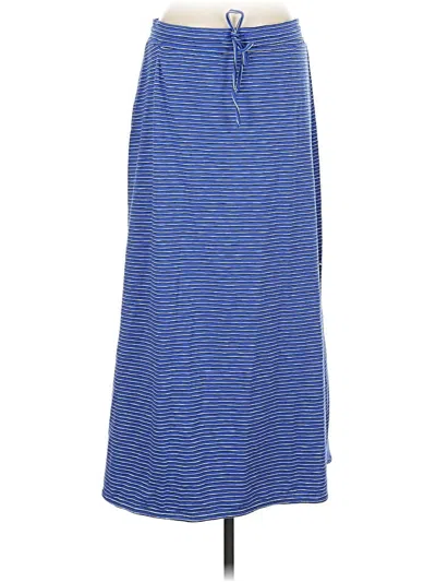 Pre-owned T By Talbots Casual Skirt In Blue