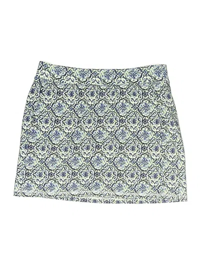 Pre-owned T By Talbots Casual Skirt In Blue