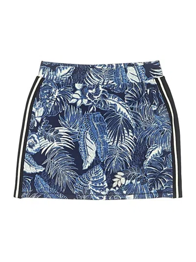 Pre-owned T By Talbots Casual Skirt In Blue