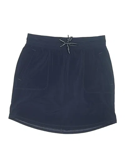 Pre-owned T By Talbots Casual Skirt In Blue