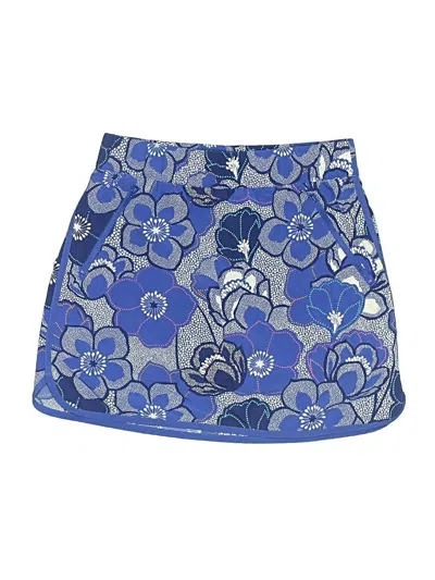 Pre-owned T By Talbots Casual Skirt In Blue