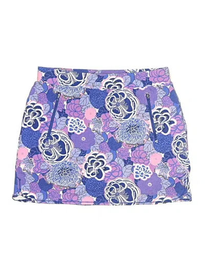Pre-owned T By Talbots Casual Skirt In Blue