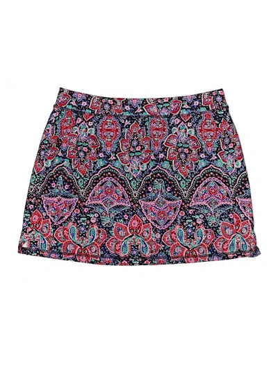 Pre-owned T By Talbots Casual Skirt In Blue
