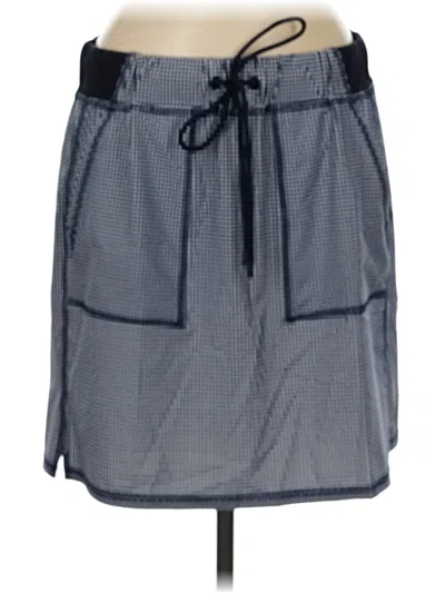 Pre-owned T By Talbots Casual Skirt In Blue