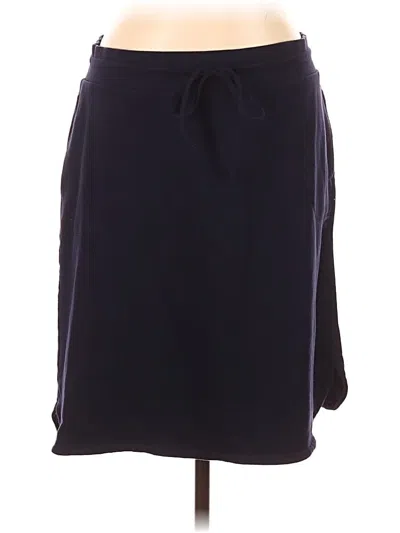 Pre-owned T By Talbots Casual Skirt In Blue