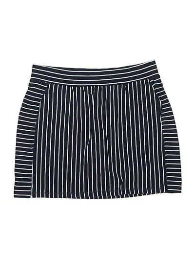 Pre-owned T By Talbots Casual Skirt In Blue