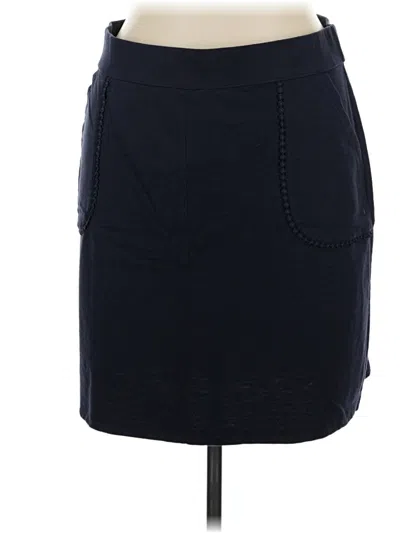 Pre-owned T By Talbots Casual Skirt In Blue