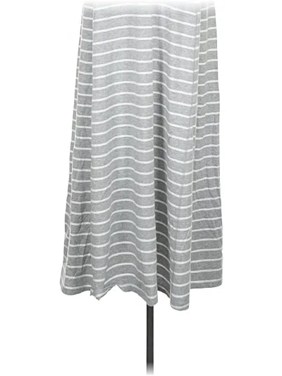 Pre-owned T By Talbots Casual Skirt In Gray