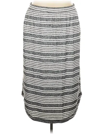 Pre-owned T By Talbots Casual Skirt In Gray