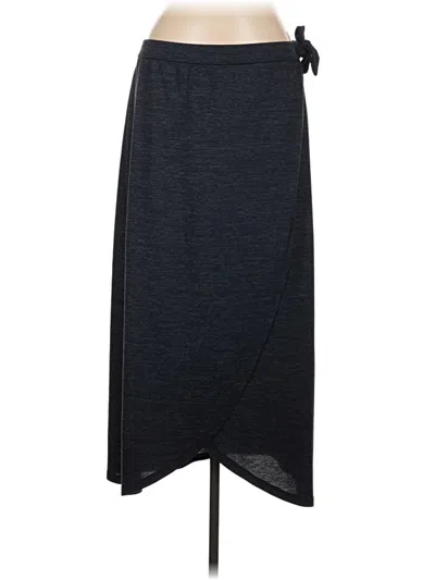 Pre-owned T By Talbots Casual Skirt In Gray