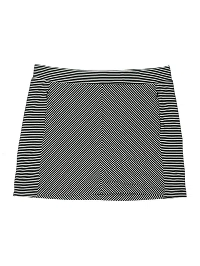 Pre-owned T By Talbots Casual Skirt In Gray
