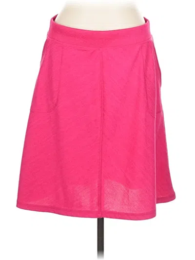Pre-owned T By Talbots Casual Skirt In Pink