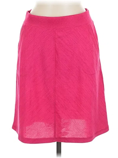 Pre-owned T By Talbots Casual Skirt In Pink