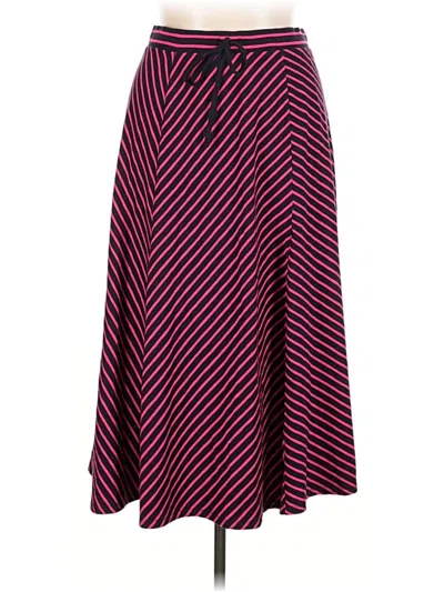 Pre-owned T By Talbots Casual Skirt In Purple