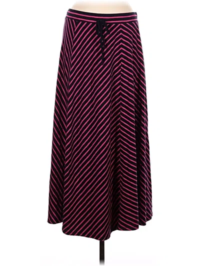 Pre-owned T By Talbots Casual Skirt In Purple