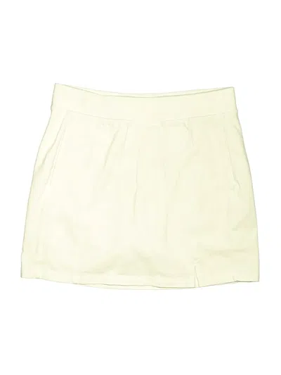 Pre-owned T By Talbots Casual Skirt In White