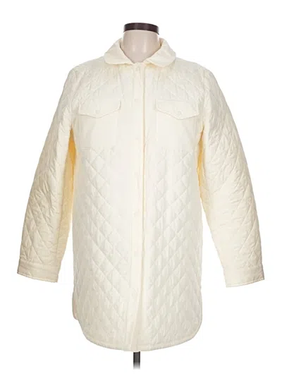 Pre-owned T By Talbots Coat In Ivory