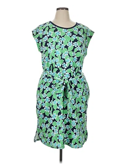 Pre-owned T By Talbots Cocktail Dress In Green