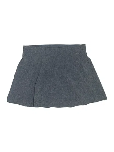 Pre-owned T By Talbots Denim Skirt In Gray