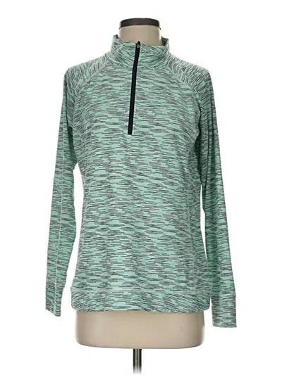 Pre-owned T By Talbots Fleece Jacket In Blue