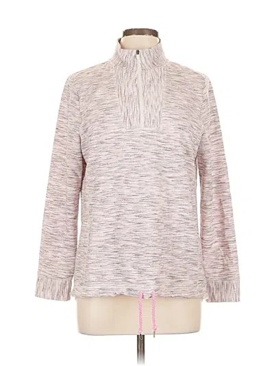 Pre-owned T By Talbots Fleece Jacket In Pink