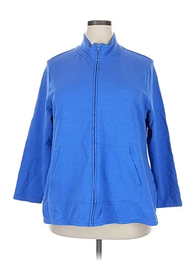 Pre-owned T By Talbots Jacket In Blue