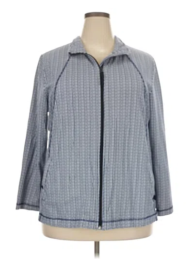 Pre-owned T By Talbots Jacket In Blue