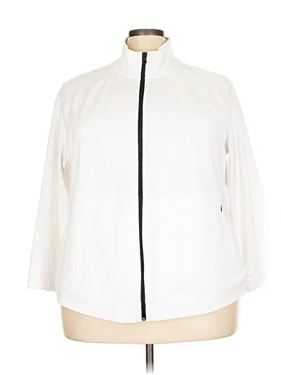 Pre-owned T By Talbots Jacket In White