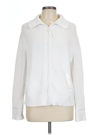 Pre-owned T By Talbots Jacket In White